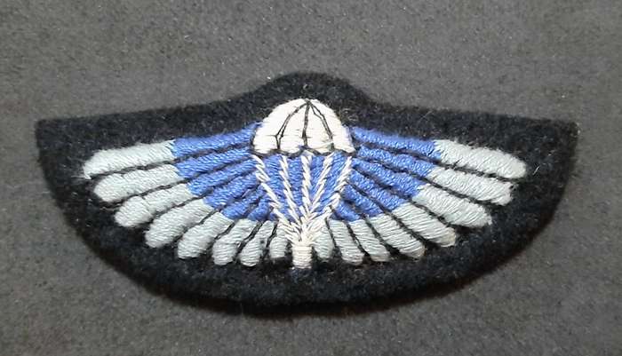 RARE: 1980s British S.A.S Padded Embroidered Parachute Qualification Wing.