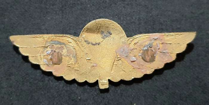 RARE: 1980s Australian S.A.S Bronze Metallic HALO Dress Parachute Wing #2 (No Lugs).