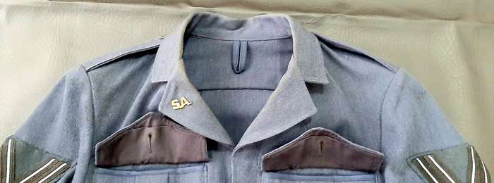 **RARE: 1960s South African Air Force Blue Battledress ' Bunnyjacket' Blouse w/ Corporal Insignia**