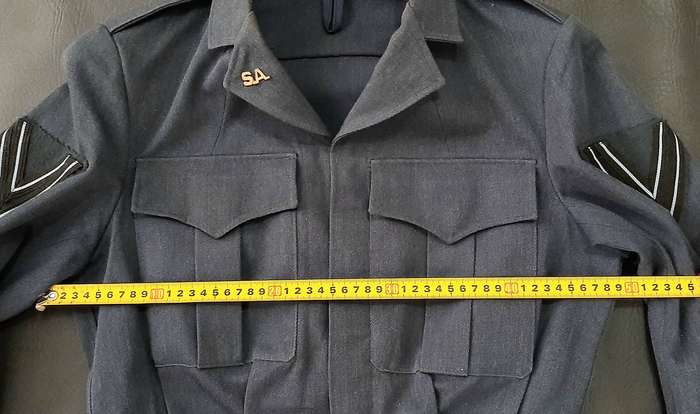 **RARE: 1960s South African Air Force Blue Battledress ' Bunnyjacket' Blouse w/ Corporal Insignia**