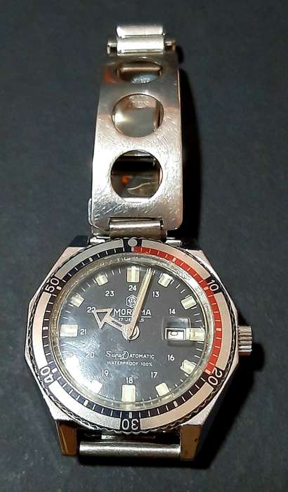 RARE: 1970s Mortima 17-Jewel 'Superdatomatic' Waterproof Diver's Watch (TESTED).