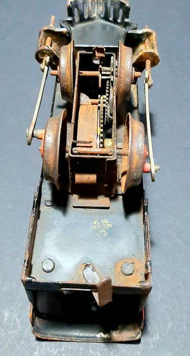 RARE: 1930s German - Metal Toy Engine No.9 'Bing' Locomotive ( 22cm ).