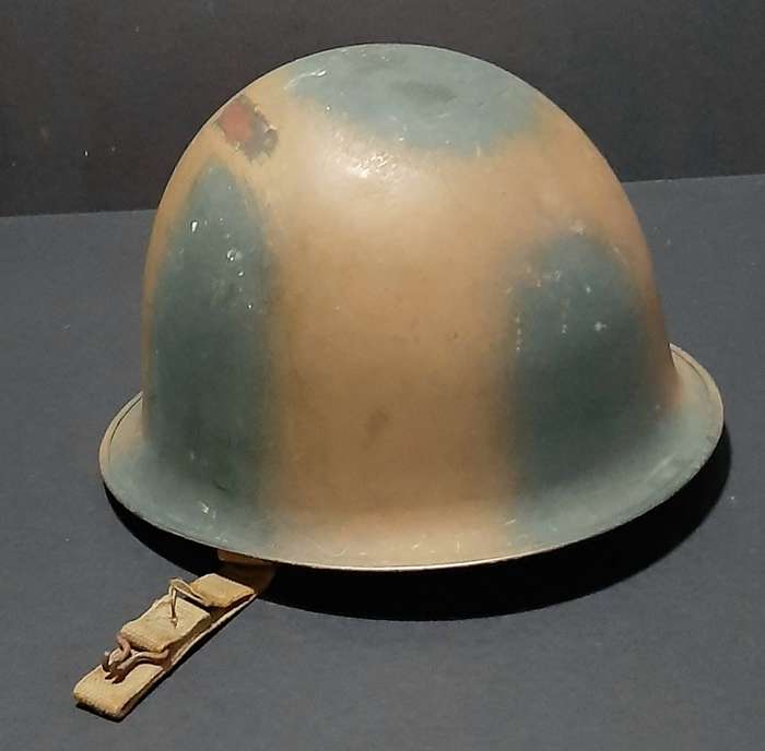 Border War: 1980s SADF Bi-Tonal Camouflage Pattern Helmet w/ Liner (1 Strap Only ).