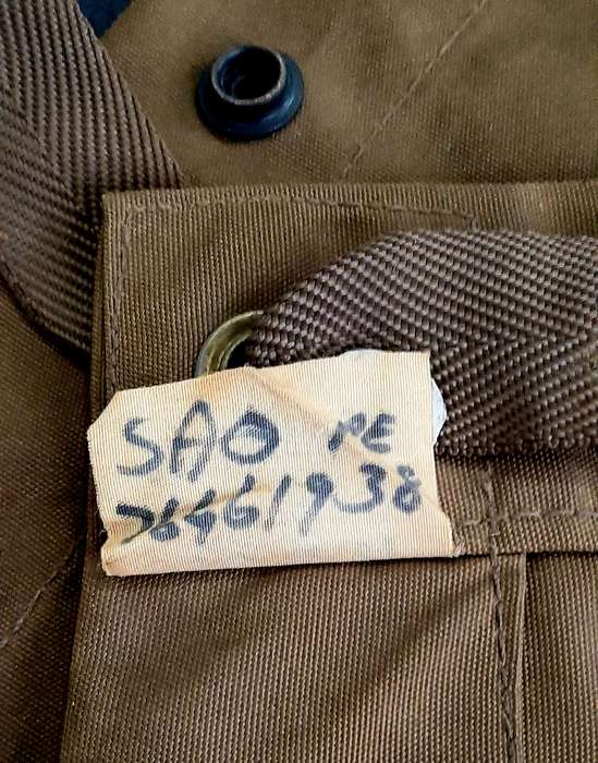 Border War: 1970s SADF Nutria Groundsheet / Shelter Half w/ fittings(1.8 m x 1m).