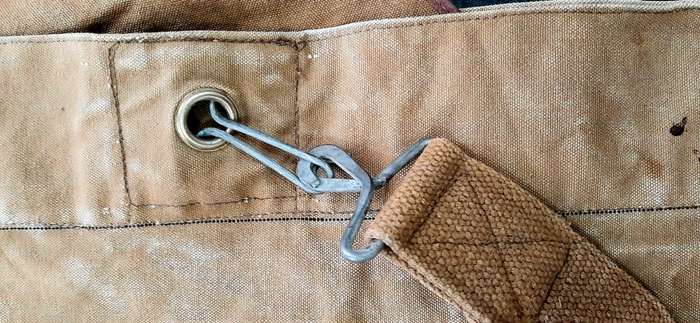 Border War: 1970s SADF Nat. Service Webbing Duffle Bag w/ Strap (Troop Inscribed).