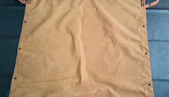 Border War 1970s : SADF Nutria Nat. Service Nylon Groundsheet/ Shelter #2 ( 1.8m x 0.5m ).