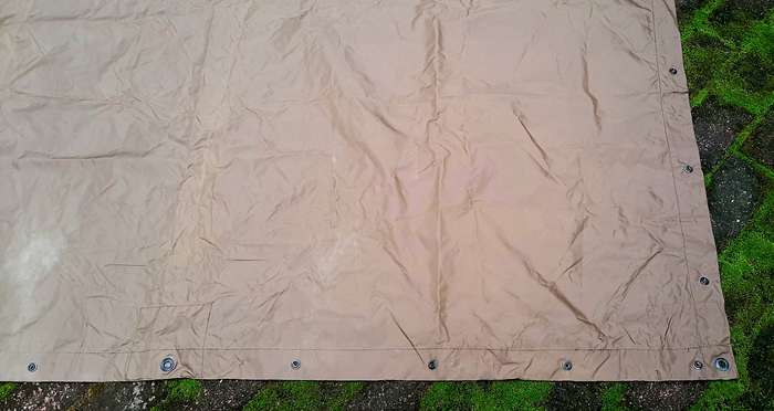 Border War 1970s SADF: Nutria Unissued Nylon 2-Man Groundsheet/ Shelter (2.2 m x 1.75m)