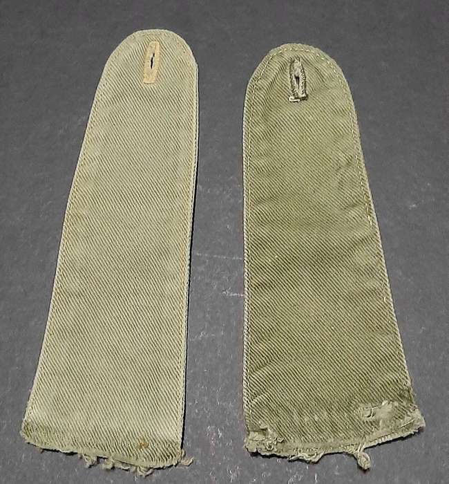 Rhodesian Bush War: 1960s Green Variegated Army Uniform Rank Epaulettes (x 2 Pcs).