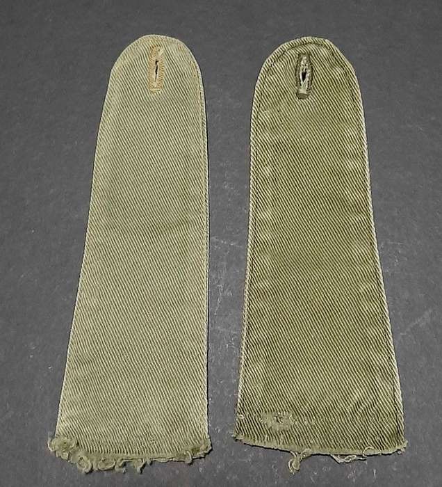 Rhodesian Bush War: 1960s Green Variegated Army Uniform Rank Epaulettes (x 2 Pcs).