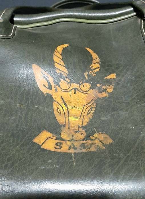 RARE: Border War - 1970s SADF N.C.O's Private Purchase SA Infantry Leatherette Tote Bag (43cm×35cm)