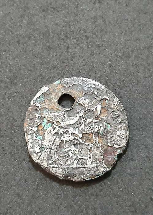 RARE: Roman Gaul ' Barbarian Period' 4th-5th Century AD Billon Silver Coin (Terminated).