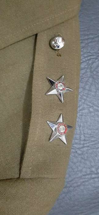 Border War 1970s :  SADF  Infantry Officer's Dress Tunic w/ Branch & Rank Insignia (Inscribed).