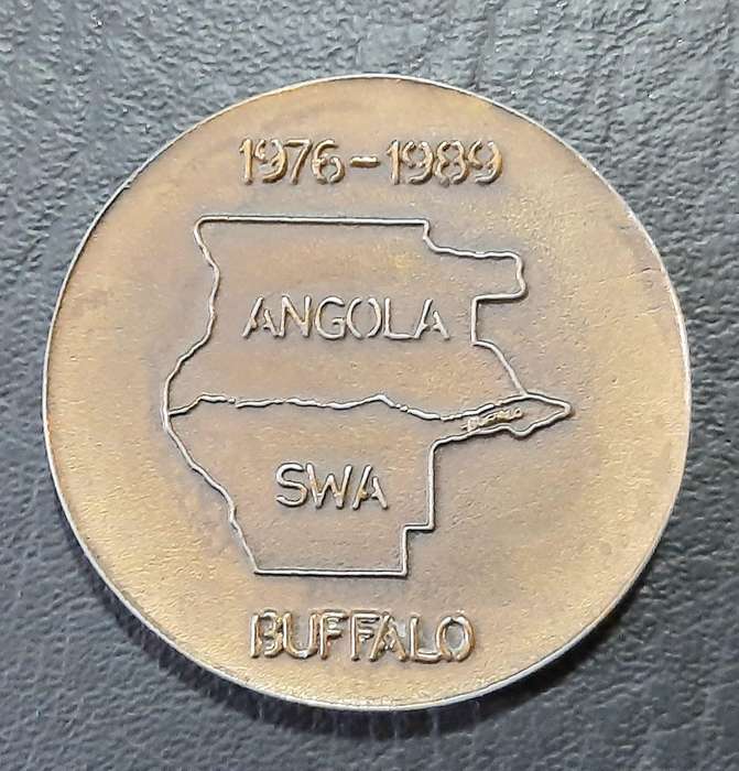Border War: 1980s SADF  32 Battalion Unit ' Buffalo'  Medallion ( Un-numbered).