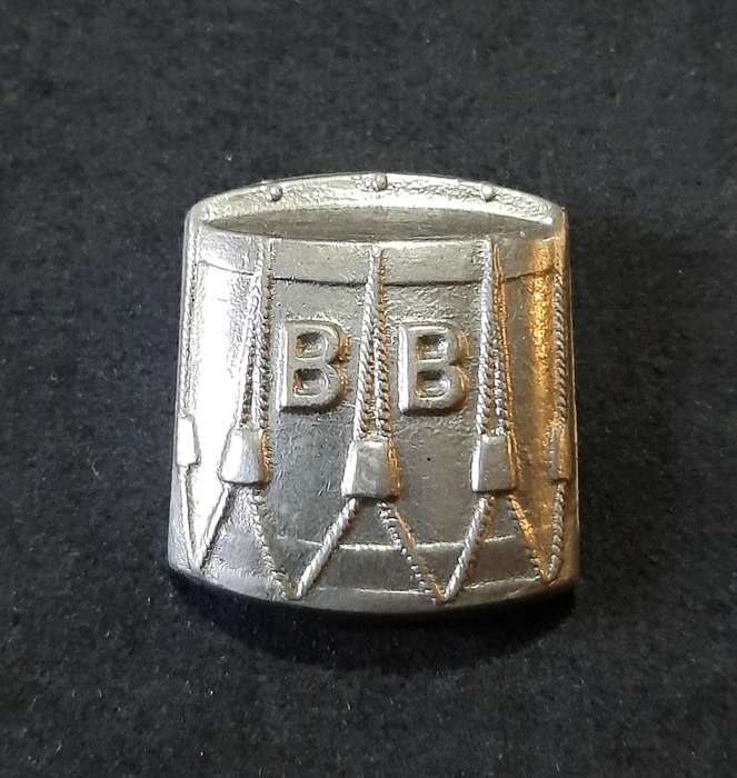 Mid-20th Century: 'Boys Brigade ' Drummer's Proficiency Badge w/ Pin.