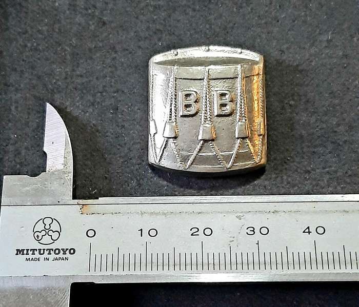 Mid-20th Century: 'Boys Brigade ' Drummer's Proficiency Badge w/ Pin.
