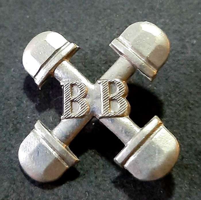 Mid-20th Century: 'Boys Brigade' Youth Organization Physical Recreation Badge w/ Pin.