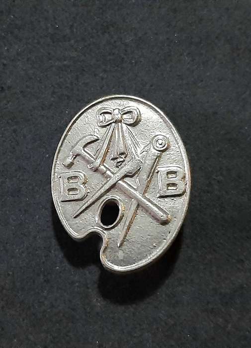 Mid-20th Century: 'Boys Brigade' Vocational Skill Badge w/ Pin.