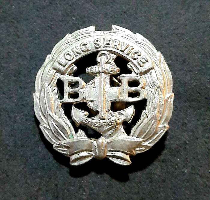 RARE: Mid-20th Century- 'Boys Brigade' Youth Org. Long Service Badge w/ Pin.