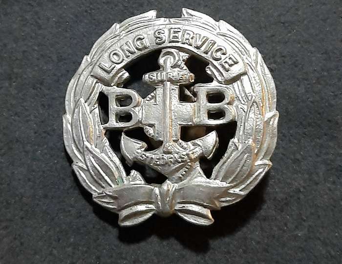 RARE: Mid-20th Century- 'Boys Brigade' Youth Org. Long Service Badge w/ Pin.