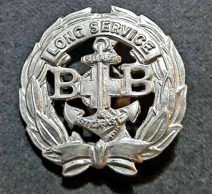 RARE: Mid-20th Century- 'Boys Brigade' Youth Org. Long Service Badge w/ Pin.