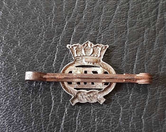 WW2: British Merchant Navy .925 Silver 'Sweetheart Brooch ' w/ Pin .