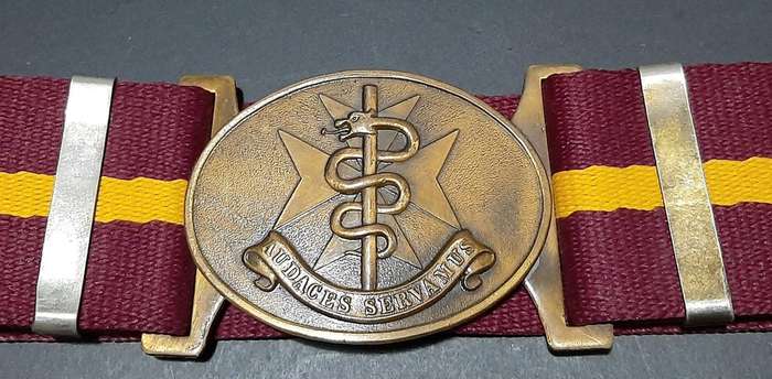 RARE: 1980s/1990s SAMS Regimental Stable-Belt w/ Brass Buckle (Complete) [ 100cm].