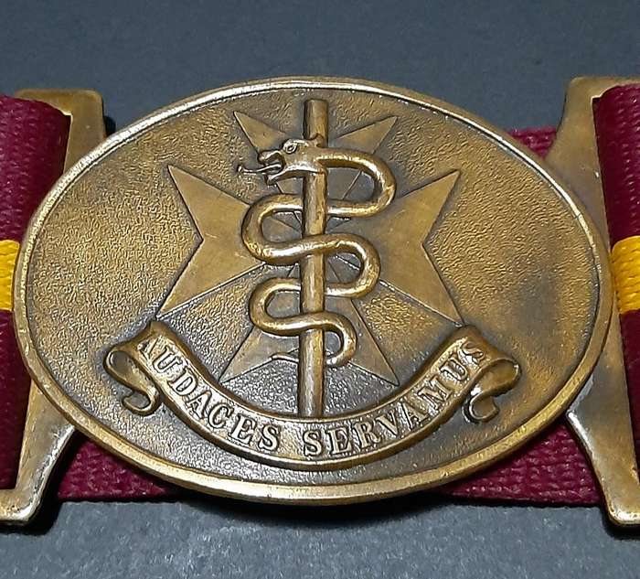 RARE: 1980s/1990s SAMS Regimental Stable-Belt w/ Brass Buckle (Complete) [ 100cm].