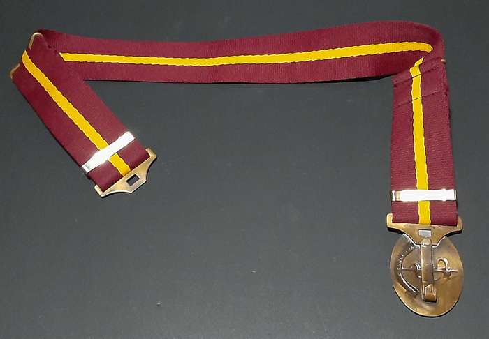RARE: 1980s/1990s SAMS Regimental Stable-Belt w/ Brass Buckle (Complete) [ 100cm].