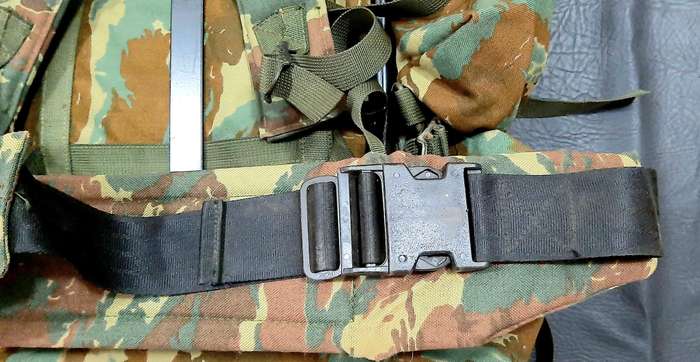 RARE: 1980s SADF Border War-32 Battalion Camouflage Rucksack w/ Integral Straps & Lightweight Frame.