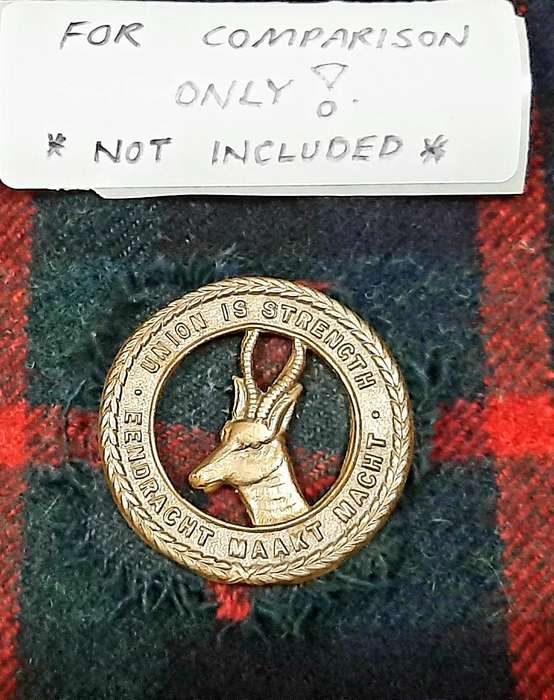 RARE: WW1 / WW2 UDF 4th SA Infantry Regt. 'Murray of Athol' Tartan Kilt ( Complete).