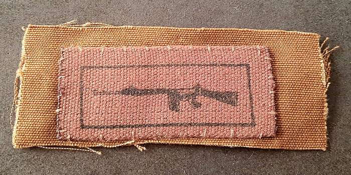 Border War: 1980s SADF Nutria Fielddress Marksman's Qualification Breast Badge Swatch.
