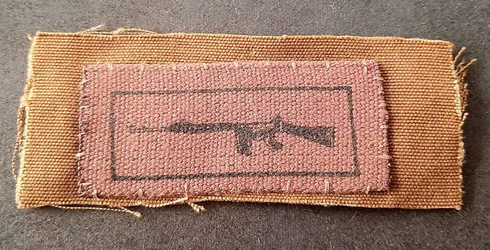 Border War: 1980s SADF Nutria Fielddress Marksman's Qualification Breast Badge Swatch.