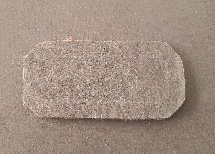 Border War: 1970s SADF Nutria Felt Embroidered Marksman's Proficiency Badge.