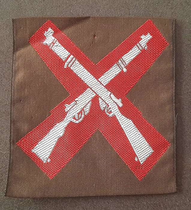 RARE: 1980s SA Cadet Corps Woven Nutria Marksman's Qualification Sleeve Badge(UNUSED).