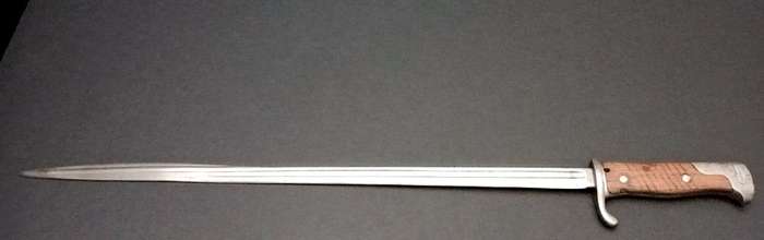 Rare WW1 German S1898 n/A Art 'Quillback' Bayonet (C.G. Haenel, Suhl)