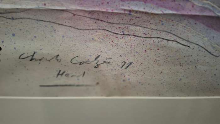 Mixed Media Artwork by Christo Coetzee "Head" Signed and Framed