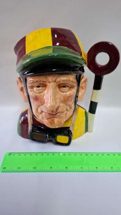Royal Doulton Large Toby Jug - "Jockey" D. 6625 - Excellent Condition