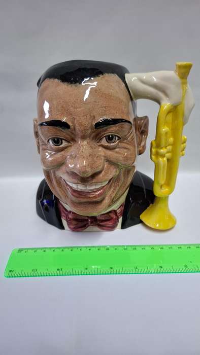 Royal Doulton The Celebrity Collection LRG Toby Jug " Louis Armstrong" D. 6707 - Excellent Condition