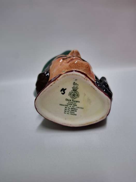 Royal Doulton  Small Size Character Jug "Dick Turpin" D. 6542 - Excellent Condition