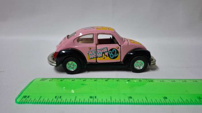 Vintage Diecast Volkswagen TT 101 Beetle (Action Now)- Well Played Condition