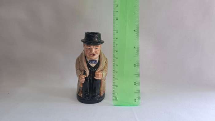 Royal Doulton Small Toby Jug "Winston Churchill" D.6934 - Excellent Condition