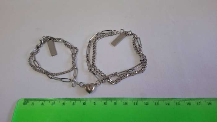 Lot 3A - A Special Set Mother and Daughter Bracelets (One Big & One Small)