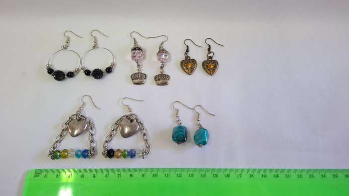 Lot 5A - A Collection of Five Beautiful Earrings