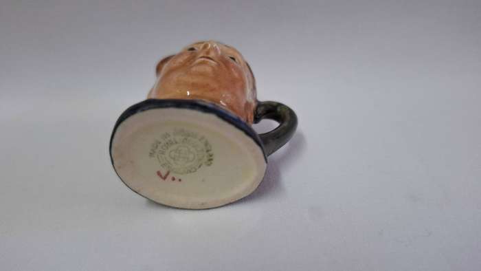 Royal Doulton Miniature Toby Jug "Fat Boy" - Excellent Condition