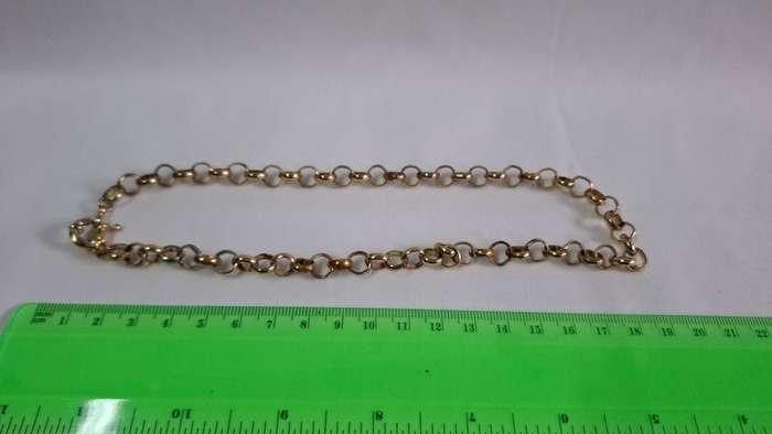 Lot 4B - A stunning Gold Plated Rolo Chain Necklace