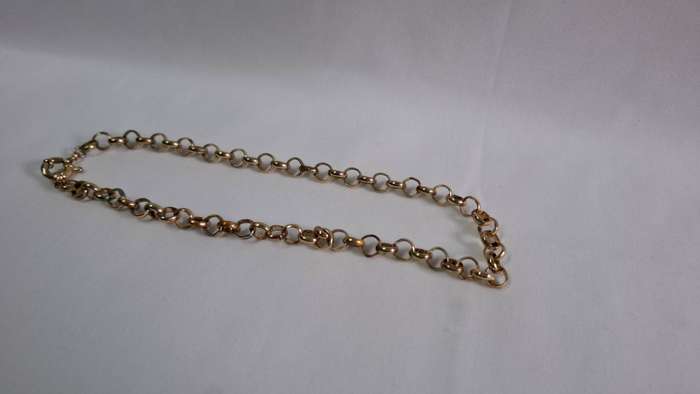 Lot 4B - A stunning Gold Plated Rolo Chain Necklace