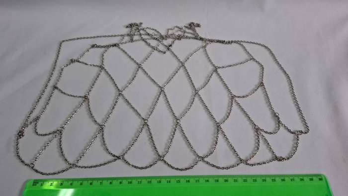 Lot 16B - A Stunning Silver Tassel Body Chain