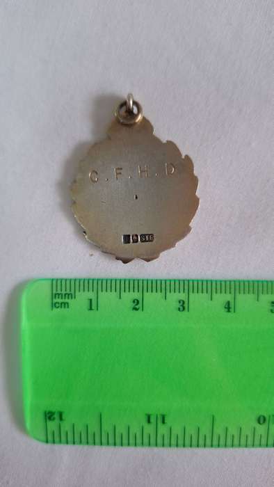 A Beautiful Sterling Silver British Army Pendant, The Hampshire Regiment (9.9g)