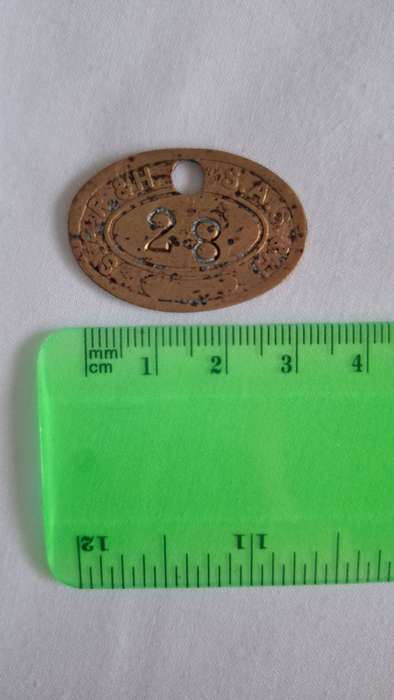 Vintage Brass SAS & H - South African Railway & Harbours Token