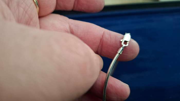 Lovely 925 Silver Rope Chain (10.5 Grams) in Excellent Condition  40 cm Long and Clearly Marked